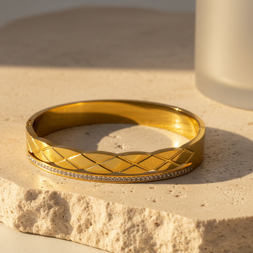 Cross Stone Bracelet