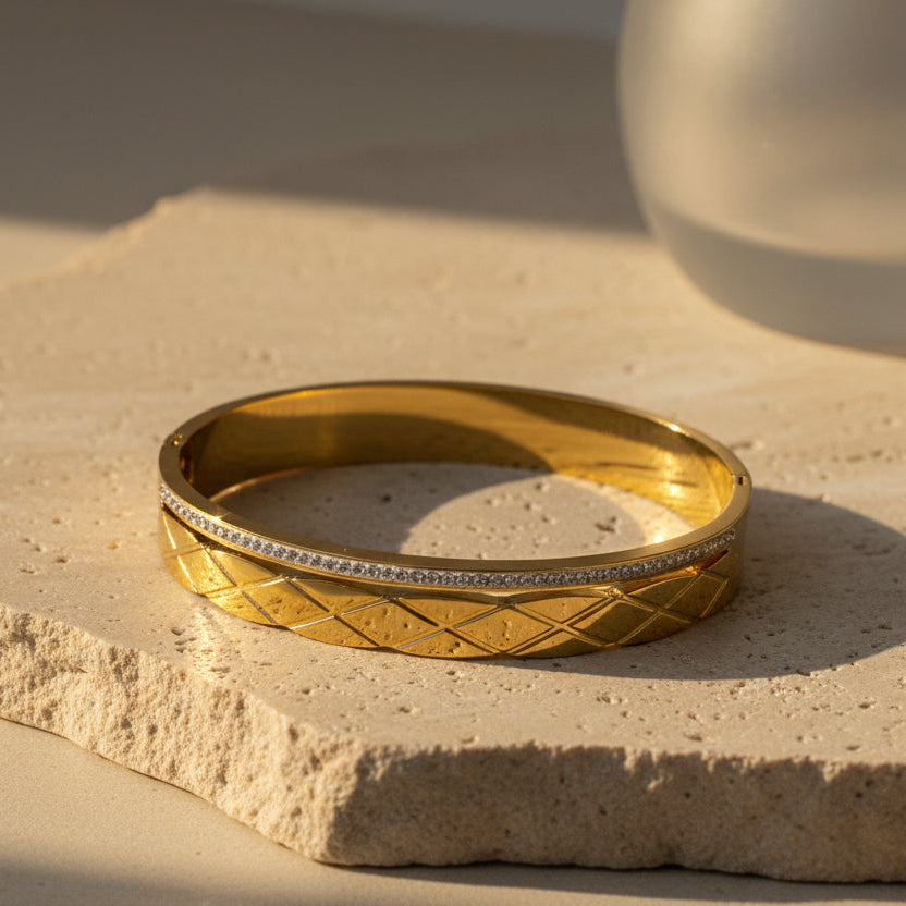 Cross Stone Bracelet