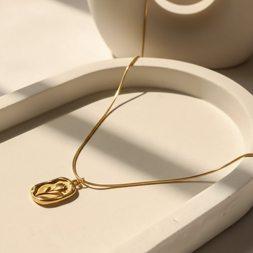 Flower Printed Pendant