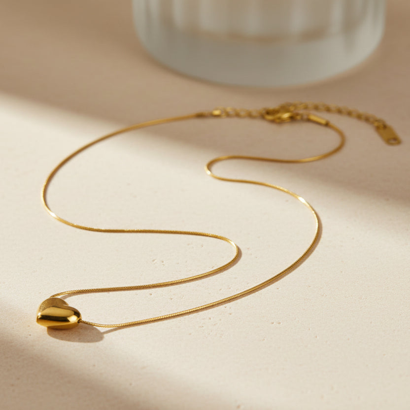 Minimal Heart Pendant