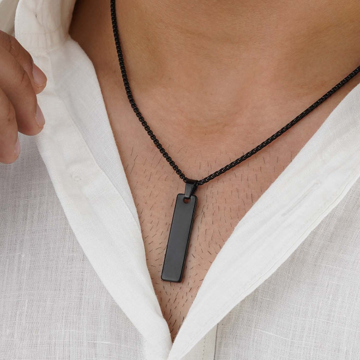 Black Chain Pendant