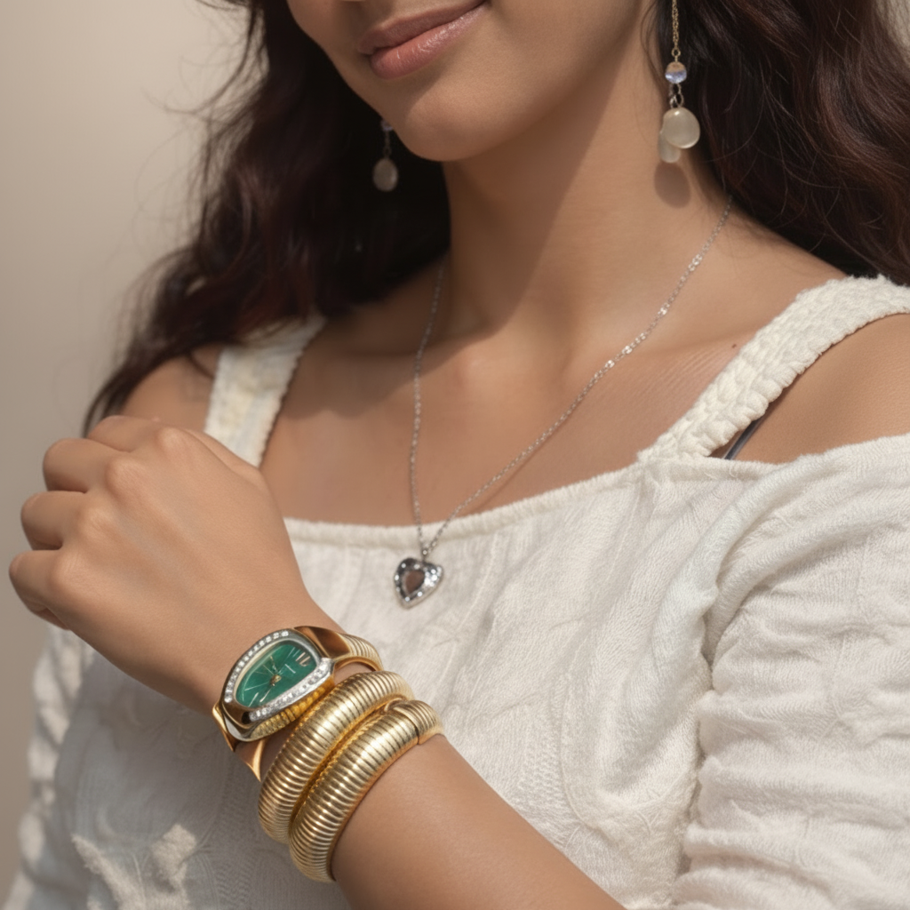 Snake Watch Bracelet