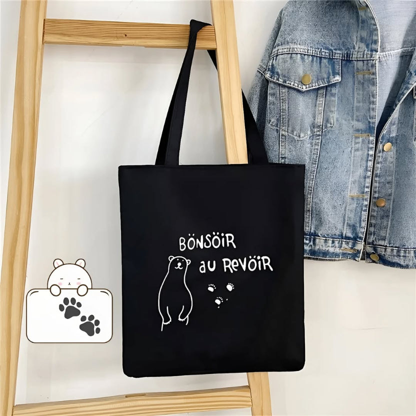 Cute Girl Tote Bag
