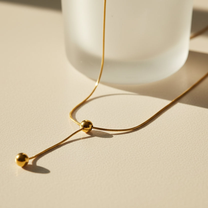 Ball Drop Gold Chain