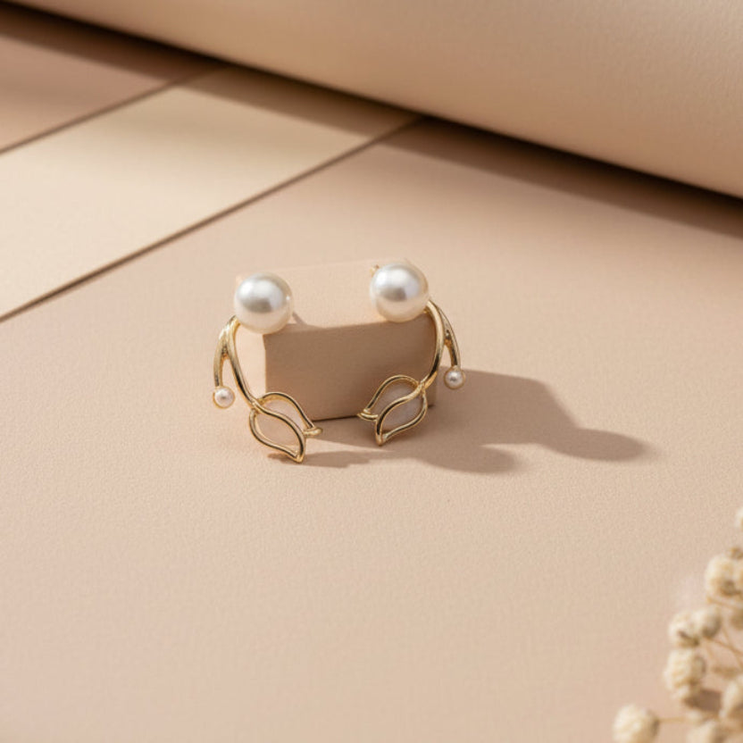 Flower Pearl Earrings