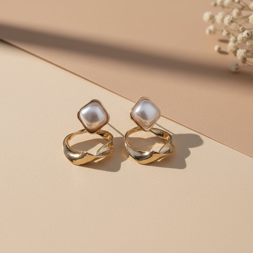 Pearl Stud Earrings